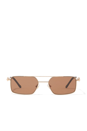 Devon Rectangular Sunglasses